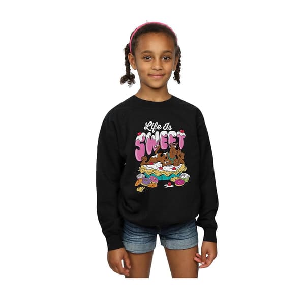Scooby Doo Girls Life Is Sweet Sweatshirt