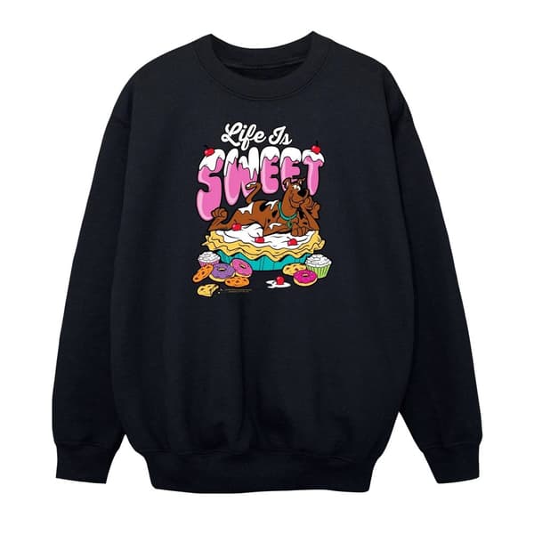 Scooby Doo Girls Life Is Sweet Sweatshirt