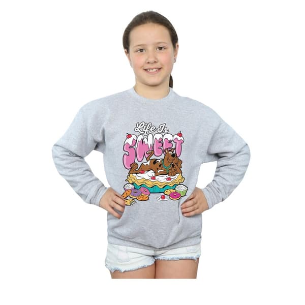 Scooby Doo Girls Life Is Sweet Sweatshirt