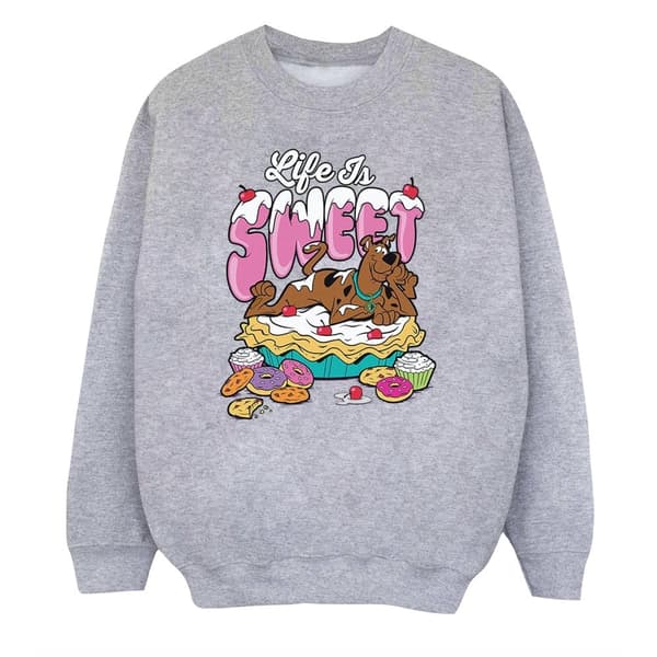 Scooby Doo Girls Life Is Sweet Sweatshirt