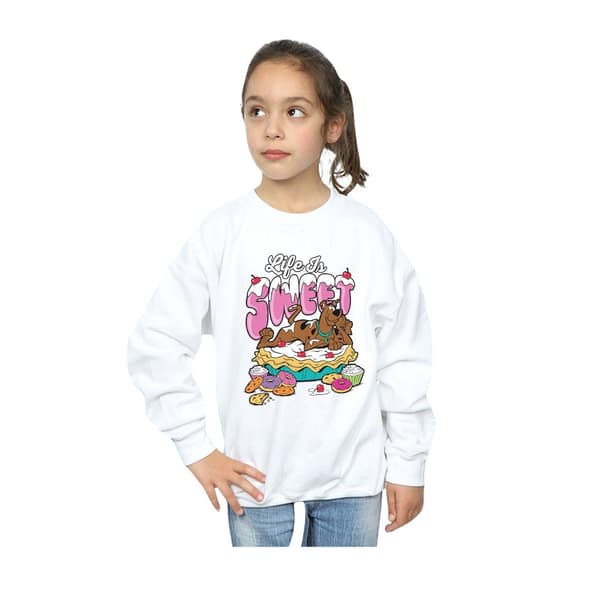 Scooby Doo Girls Life Is Sweet Sweatshirt