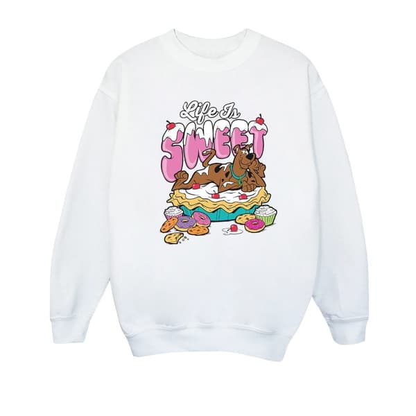 Scooby Doo Girls Life Is Sweet Sweatshirt