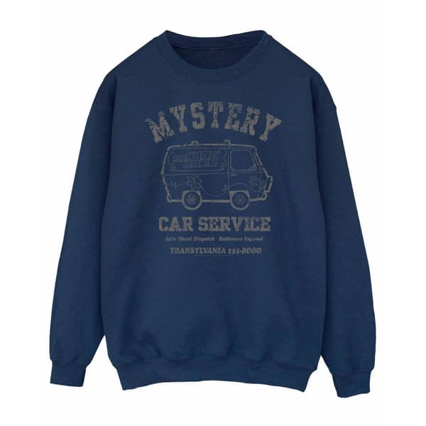 Scooby Doo Mens The Mystery Machine Sweatshirt Navy Blue M