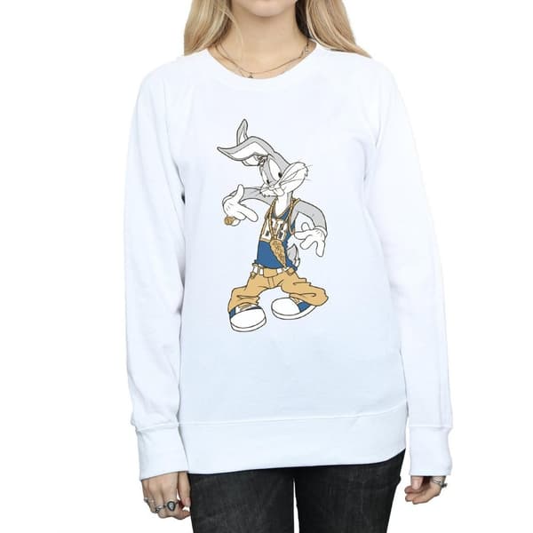 Looney Tunes Womens/Ladies Rapper Bugs Bunny Sweatshirt