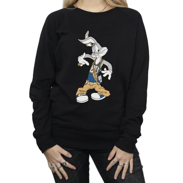 Looney Tunes Womens/Ladies Rapper Bugs Bunny Sweatshirt