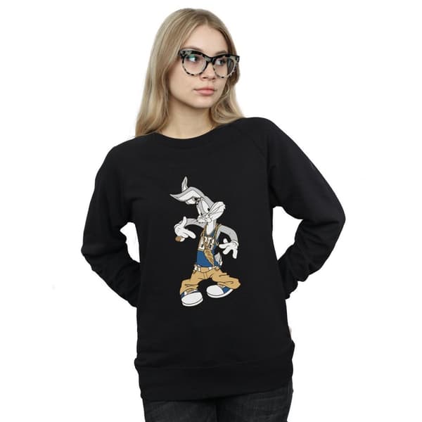 Looney Tunes Womens/Ladies Rapper Bugs Bunny Sweatshirt