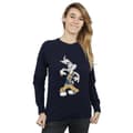 Pikkukuva 2 / 5: Looney Tunes Womens/Ladies Rapper Bugs Bunny Sweatshirt