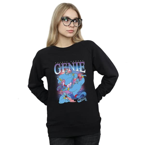 Aladdin Dam/Tjej Genie Montage Sweatshirt