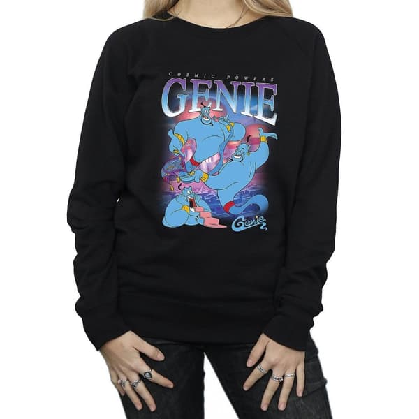 Aladdin Dam/Tjej Genie Montage Sweatshirt