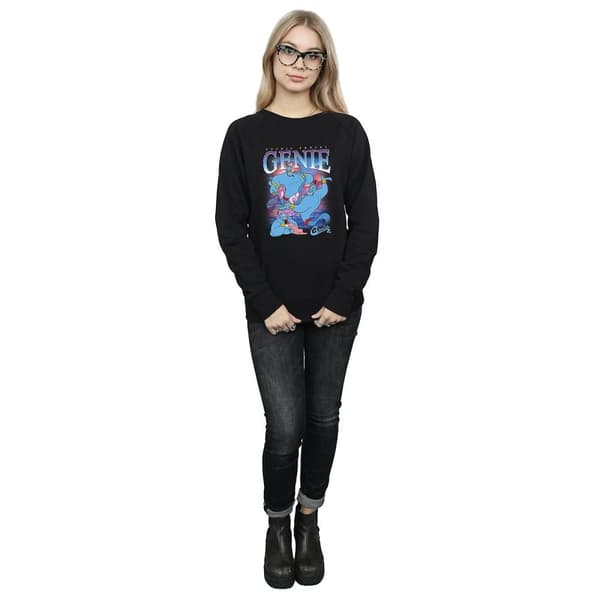 Aladdin Dam/Tjej Genie Montage Sweatshirt