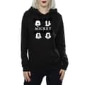 Miniatyrbilde 3 av 5: Disney Womens/Ladies Mickey Mouse Four Heads Hoodie