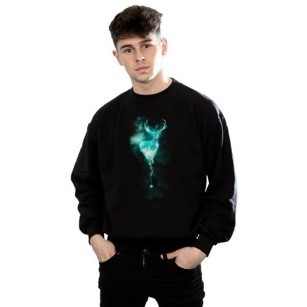 Harry Potter Mens Patronus Mist Stag Sweatshirt