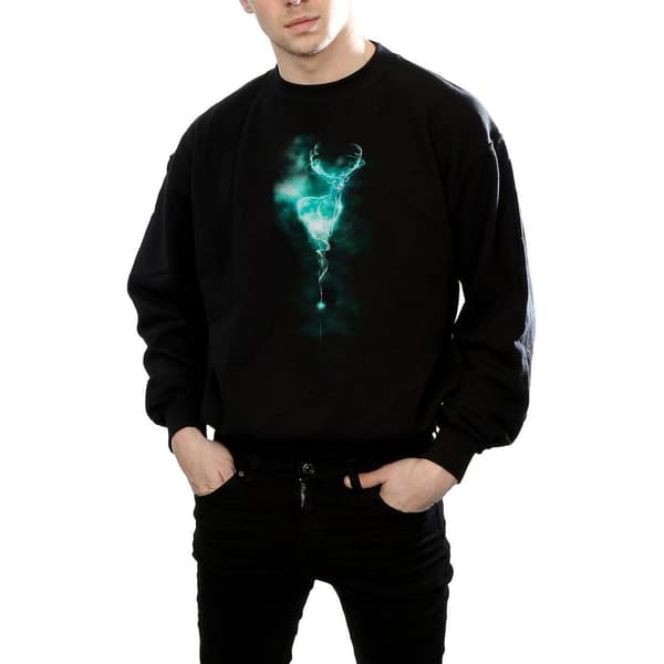 Harry Potter Mens Patronus Mist Stag Sweatshirt