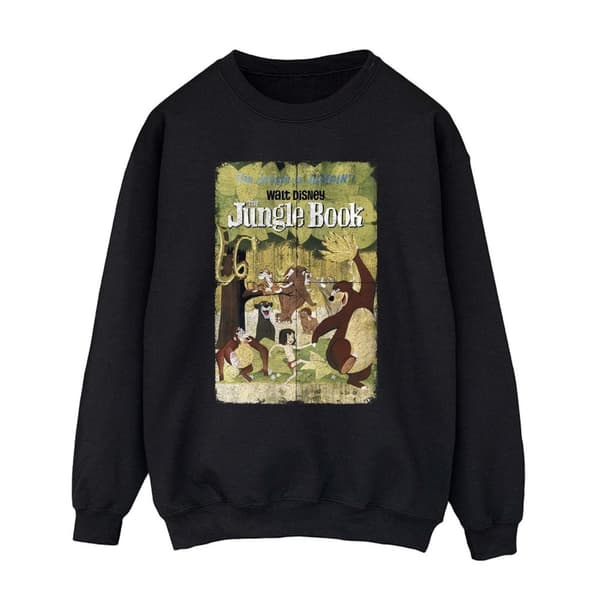 Jungle Book Dam/Tjej Retro Poster Sweatshirt