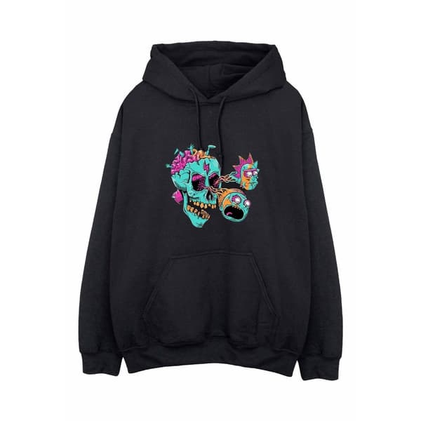 Rick And Morty Unisex Adult Eyeball Skull Pullover Hoodie