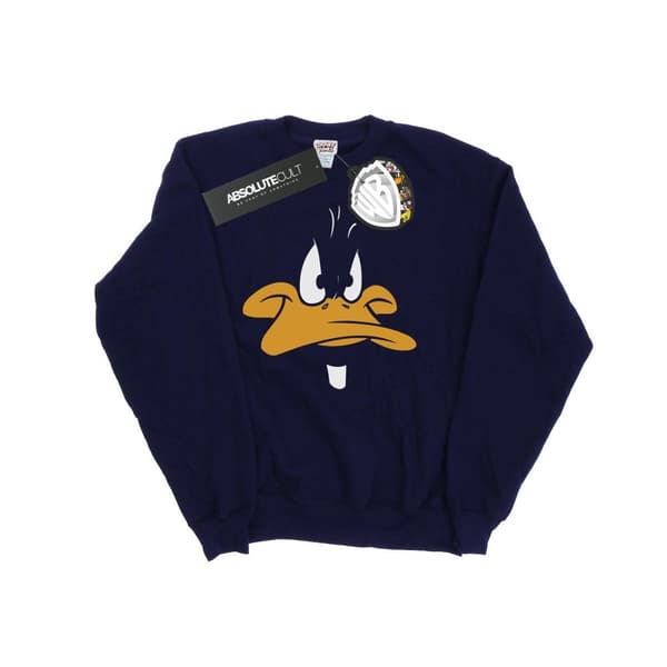Looney Tunes Dam/Tjej Daffy Duck Face Sweatshirt