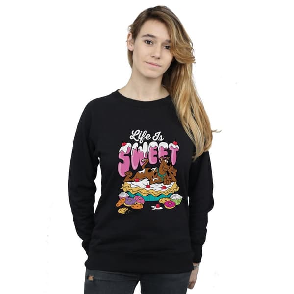 Scooby Doo Womens/Ladies Life Is Sweet Sweatshirt