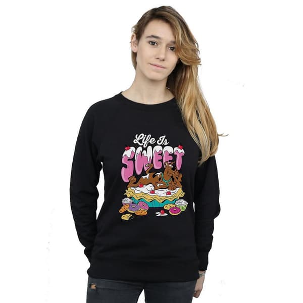 Scooby Doo Womens/Ladies Life Is Sweet Sweatshirt