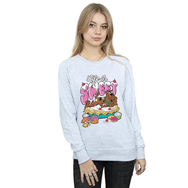 Scooby Doo Womens/Ladies Life Is Sweet Sweatshirt
