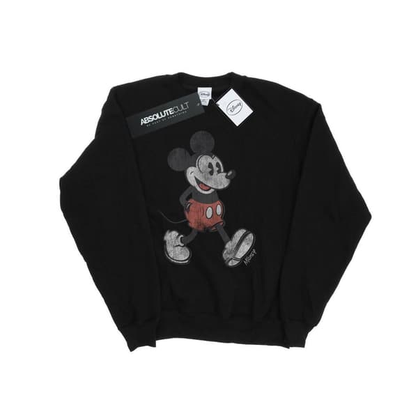 Disney Mens Walking Musse Pigg Sweatshirt