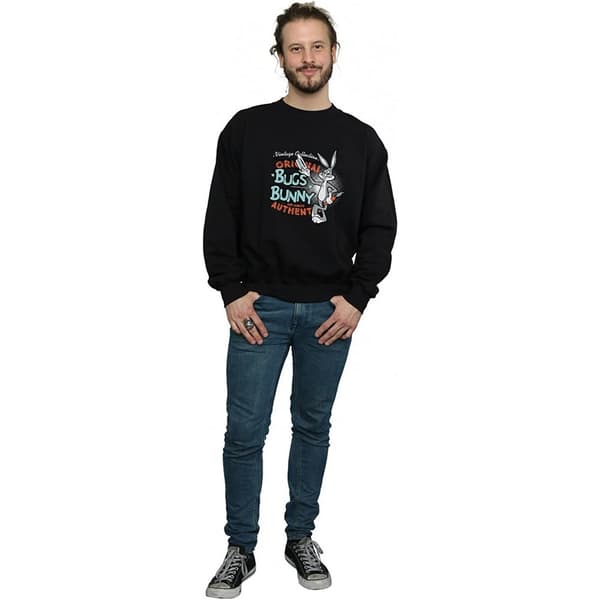 Looney Tunes Unisex Adult Bugs Bunny Vintage Sweatshirt