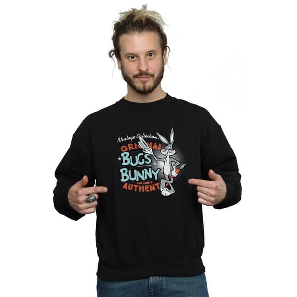 Looney Tunes Unisex Adult Bugs Bunny Vintage Sweatshirt