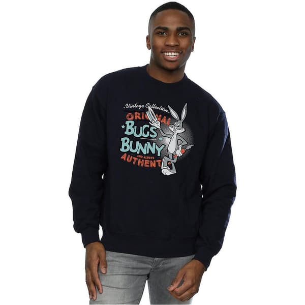 Looney Tunes Unisex Adult Bugs Bunny Vintage Sweatshirt