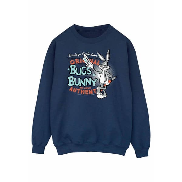 Looney Tunes Unisex Adult Bugs Bunny Vintage Sweatshirt