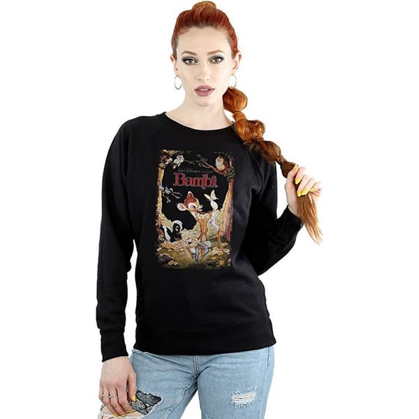 Bambi Womens/Ladies Retro Poster Sweatshirt