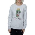 Miniatyrbild 2 av 4: Looney Tunes Dam/Tjej Marvin The Martian Pose Sweatshirt med värmande filt
