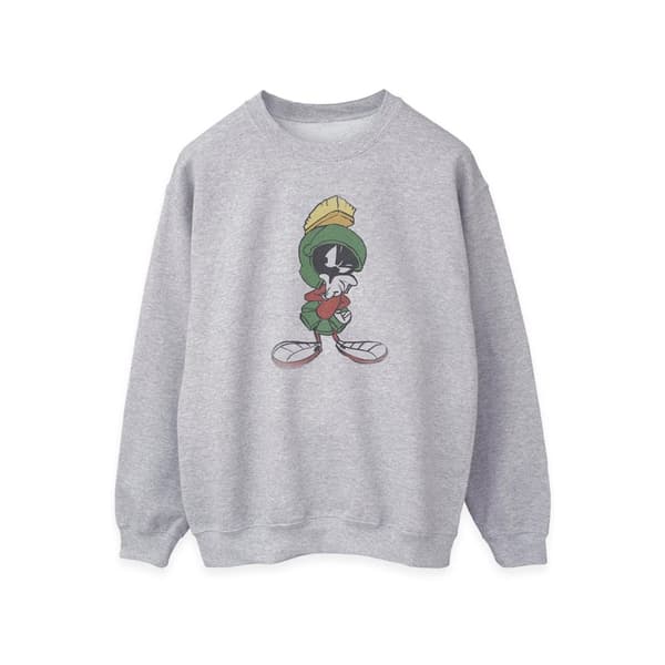 Looney Tunes Dam/Tjej Marvin The Martian Pose Sweatshirt med värmande filt
