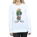 Miniatyrbild 3 av 5: Looney Tunes Dam/Tjej Marvin The Martian Pose Sweatshirt med värmande filt