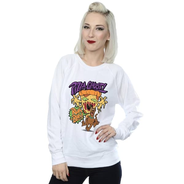 Scooby Doo Womens/Ladies Pizza Ghost Sweatshirt