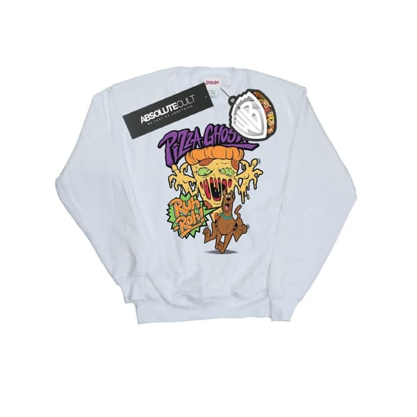 Scooby Doo Womens/Ladies Pizza Ghost Sweatshirt