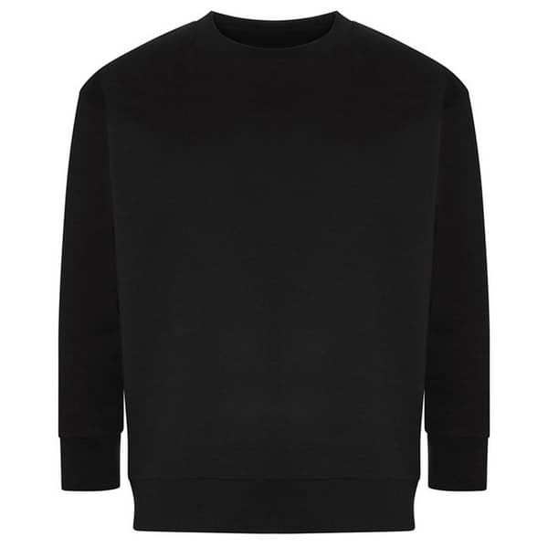 Ecologie Unisex Adult Crater Recycled Sweatshirt Black S