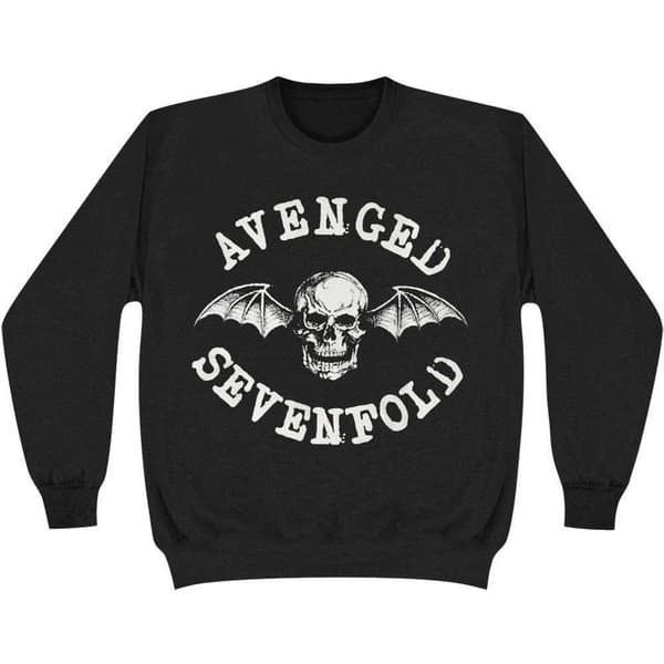 Avenged Sevenfold Unisex Adult Death Bat Sweatshirt