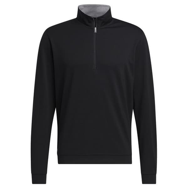 Adidas Mens Elevated Quarter Zip Sweatshirt
