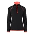 Miniatyrbillede 1 af 5: Mountain Warehouse Womens/Ladies Montana Half Zip Fleece Top