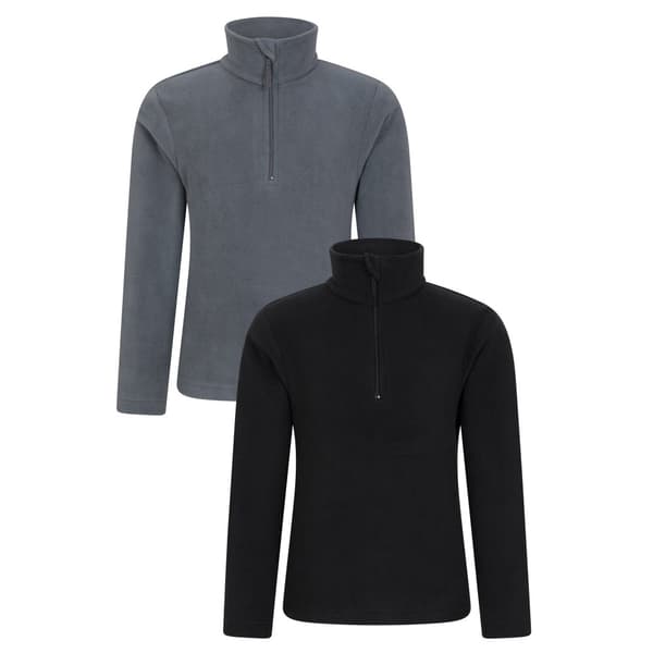 Mountain Warehouse Childrens/Kids Camber Fleece (Pack of 2)