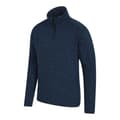 Miniatyrbillede 2 af 5: Mountain Warehouse Mens Idris II Half Zip Fleece Top
