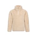 Miniatyrbillede 1 af 4: Mountain Warehouse Childrens/Kids Teddy Half Zip Fleece Top