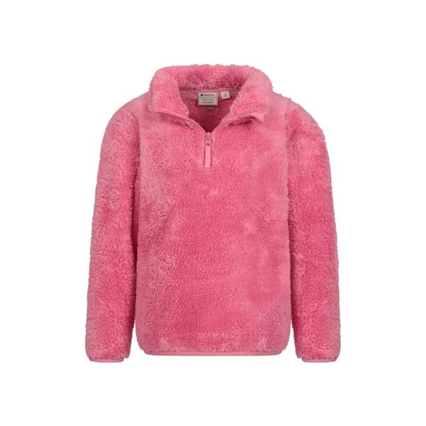 Mountain Warehouse Childrens/Kids Teddy Half Zip Fleece Top