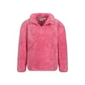 Miniatyrbillede 4 af 4: Mountain Warehouse Childrens/Kids Teddy Half Zip Fleece Top