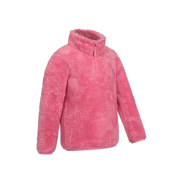 Mountain Warehouse Childrens/Kids Teddy Half Zip Fleece Top