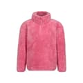 Miniatyrbillede 1 af 4: Mountain Warehouse Childrens/Kids Teddy Half Zip Fleece Top