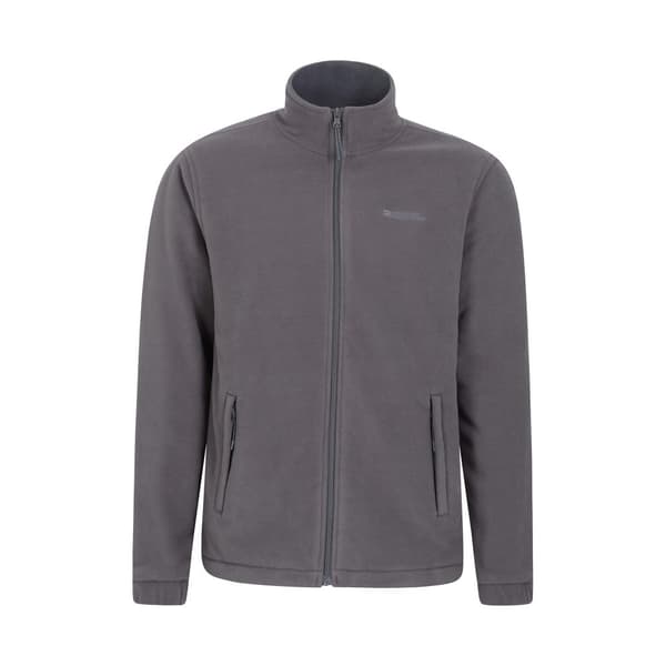 Mountain Warehouse Bernard II Vindtät fleecejacka för herrar Grey XS