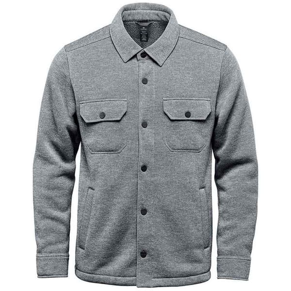 Stormtech Mens Avalante Heather Knitted Shirt Jacket