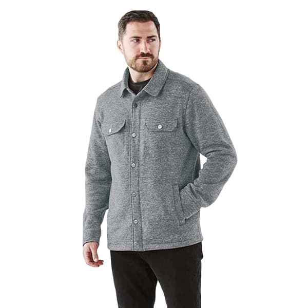 Stormtech Mens Avalante Heather Knitted Shirt Jacket