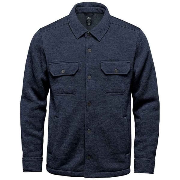 Stormtech Mens Avalante Heather Knitted Shirt Jacket