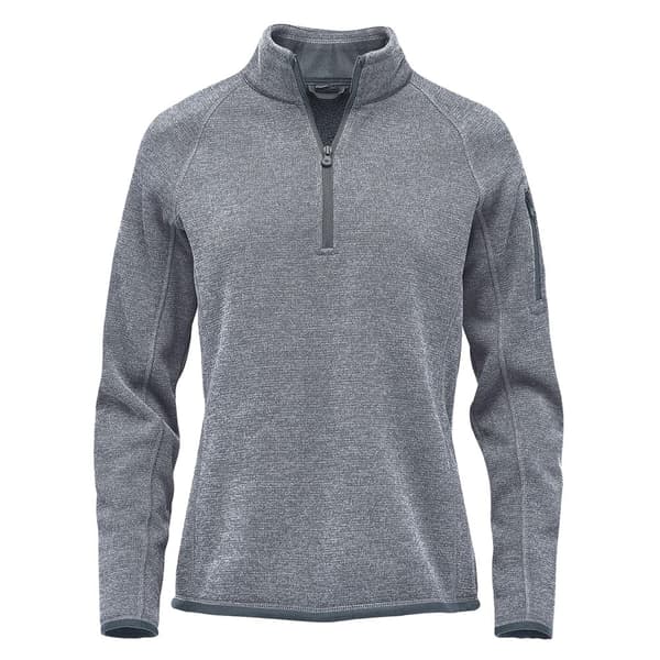 Stormtech Womens/Ladies Avalante Heather Quarter Zip Fleece Top Granite XXL